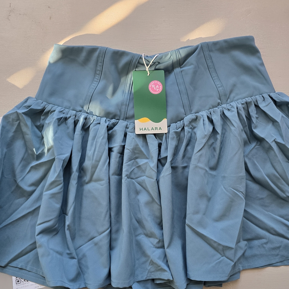 HALARA Women's A-Line Skirt in Blue